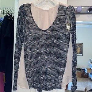 Long sleeve blouse